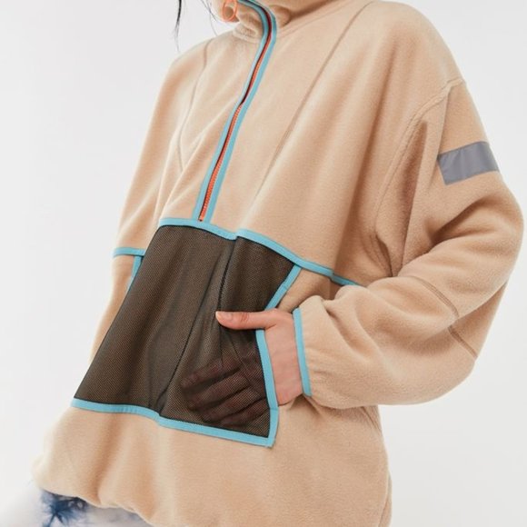 Urban Outfitters Jackets & Blazers - UO Ian Oversized Fleece Popover Jacket